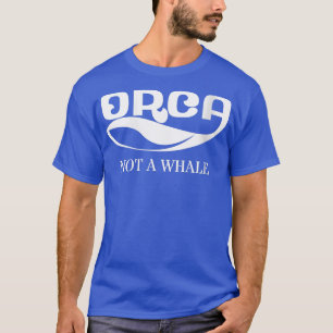 T-shirt Femme Orca Baleine Dauphin Rétro Océan Graphisme V