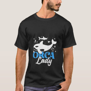 T-shirt Femme Orca Graphisme Pour Femmes Filles Enfants Ba
