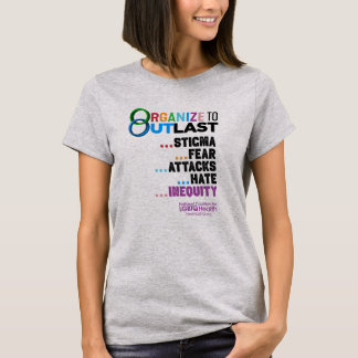 T-shirt femme Organisez-vous pour durer