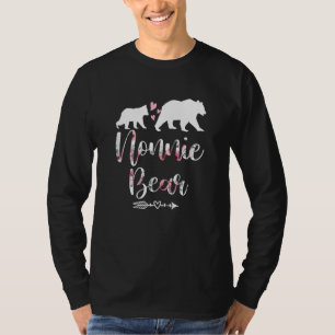 T-shirt Femme Ours Floral Correspondant Vêtements De Famil