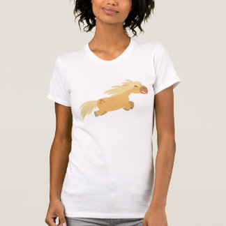 T-shirt femme Palomino Pony Cartoon mignon