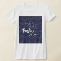 T-shirt femme « Pasta Lover » – Mode foodie Italie