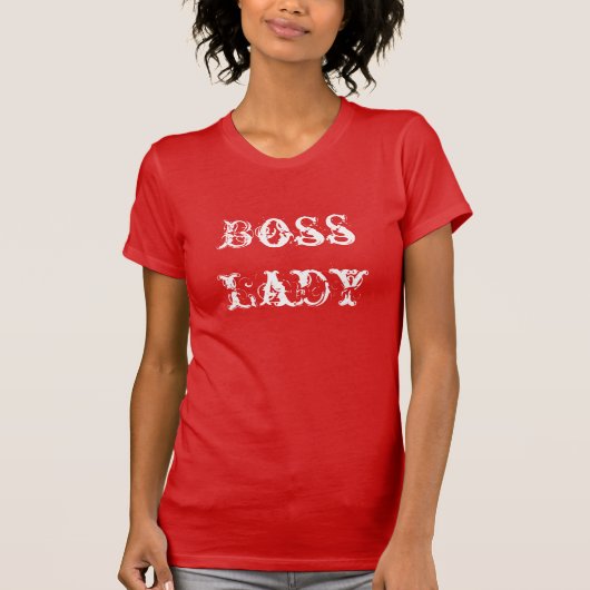 T-Shirt Femme Patronne (Devant)