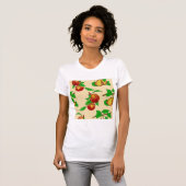 T-shirt Femme Peaches Et Pires (Devant entier)