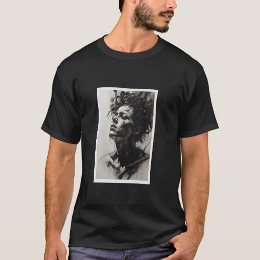 T-shirt Femme Peinte (Devant)