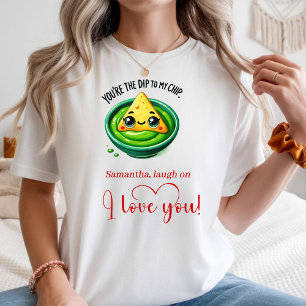 T-Shirt femme personnalisé drôle amour nourriture