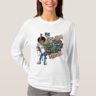 T-shirt Femme Phénoménale Mon Melanin Jeu Est Forte Noir G
