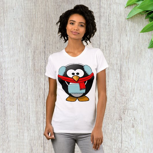 T-shirt femme pingouin congélateur