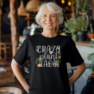 T-shirt femme Plante folle avec Plante pointillé