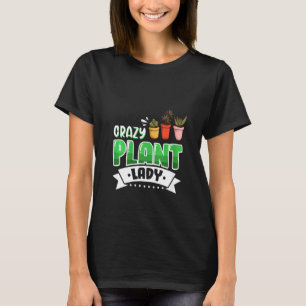 T-shirt Femme Plante folle Lady Plante succulente