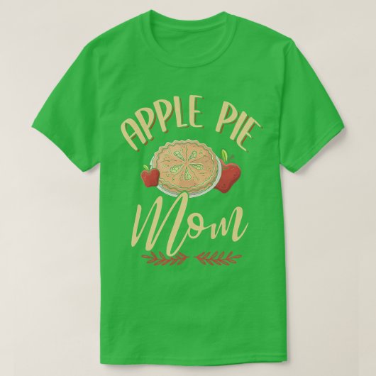 T-shirt Femme Pomme tarte Funny Pomme tarte Maman Baking A (Design devant)