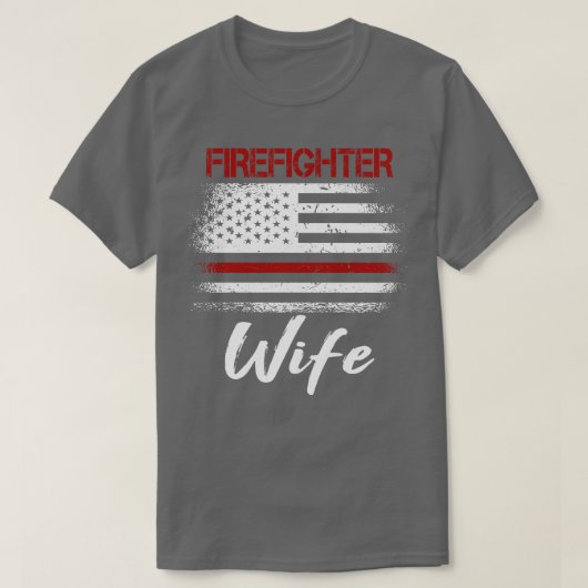T-shirt Femme pompière (Design devant)