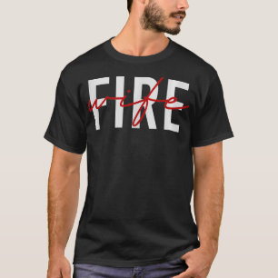 T-shirt Femme pompière femme pompier femme de pompier