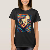T-shirt Femme Pop Art (Devant)