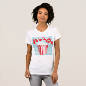 T-shirt Femme Popcorn Film (Devant entier)
