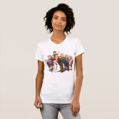 T-shirt femme Portrait de famille (Devant entier)
