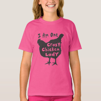 T-Shirt Femme Poulet Mignon Drôle Fou