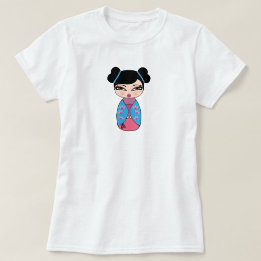 T-shirt femme poupée Kokeshi (Design devant)