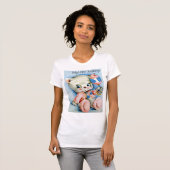 T-shirt Femme pour bébé premier anniversaire (Devant entier)