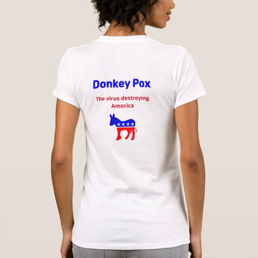 T-shirt Femme Pox Donkey (Dos)