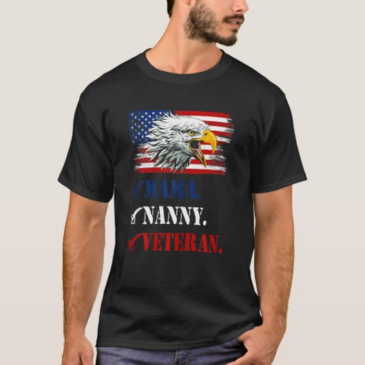 T-shirt Femme Première maman Maintenant Nanny American Eag (Devant)