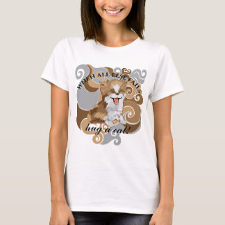 T-shirt femme quand tout le reste échoue, serrer u