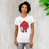 T-shirt femme Red Devil Bat