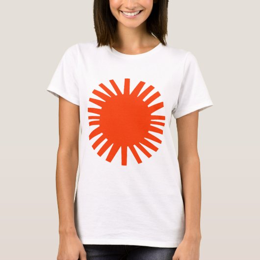 T-shirt femme RED SUN (Devant)