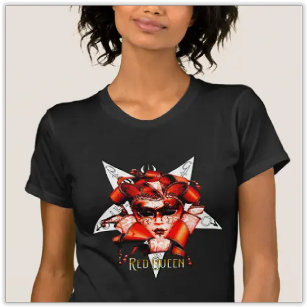 T-shirt femme   Reine rouge   Mode occulte