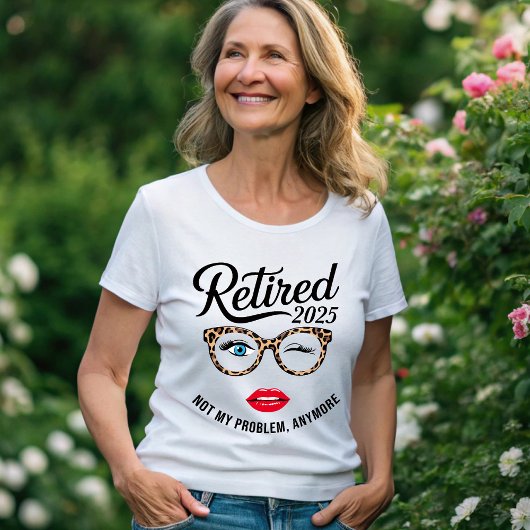 T-shirt Femme retraitée 2025