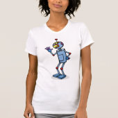 T-shirt femme robot dansante (Devant)