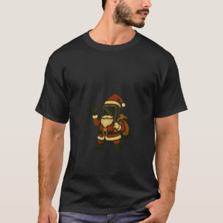 T-shirt Femme Rocking Smartphone dans le costume du Père N