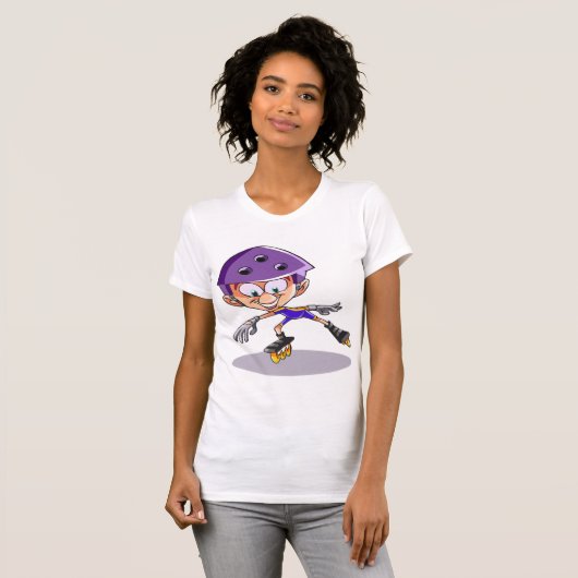 T-shirt femme Rollerblader (Devant entier)