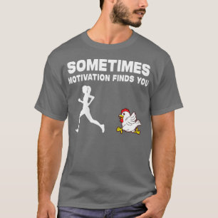 T-shirt Femme Rooster Girl Coureur Athlète Parfois Moti