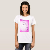T-shirt Femme rose (Devant entier)