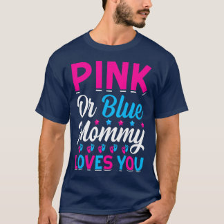 T-shirt Femme rose ou bleu maman aime YouMaman à être Gen