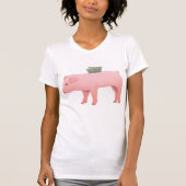 T-Shirt Femme Rose Piggy Bank (Devant)