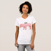 T-Shirt Femme Rose Piggy Bank (Devant entier)