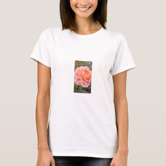 T-Shirt Femme Rose Rose (Devant)