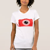 T-shirt femme rouge Oso (Devant)