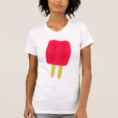 T-shirt femme rouge Popsicle (Devant)