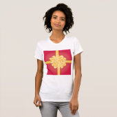 T-shirt Femme Ruban Et Bow (Devant entier)