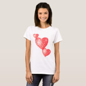 T-shirt femme Saint-Valentin Heart (Devant entier)