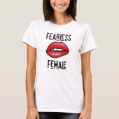 T-shirt Femme sans peur (Devant)