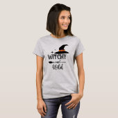 T-shirt femme sauvage et cuisine d'Halloween (Devant entier)