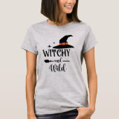 T-shirt femme sauvage et cuisine d'Halloween (Devant)