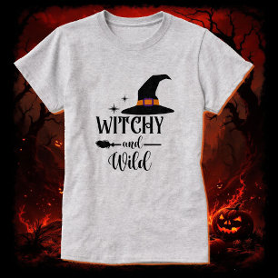 T-shirt femme sauvage et cuisine d'Halloween