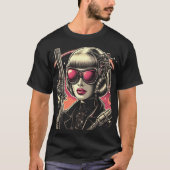 T-shirt Femme Sci-Fi des années 80 (Devant)