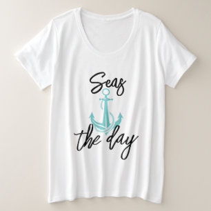 T-Shirt Femme Seas the Day Grande Taille