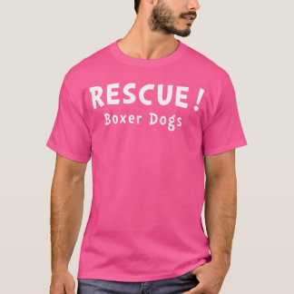 T-shirt Femme Secourir Chiens Boxer Silhouette Chien Adora